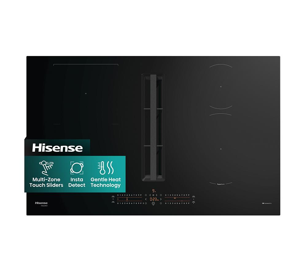 HISENSE Hi6 HEH8432BSCWF 80 cm Vented Induction Hob with Bridge Zone - Black