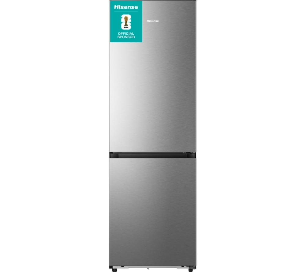 HISENSE KitchenFit RB3K330SAIC Smart 60/40 Fridge Freezer - Silver Inox