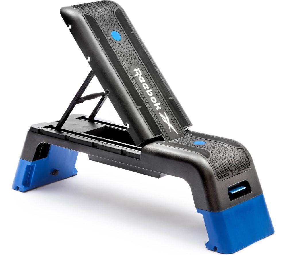 REEBOK Deck Fitness Bench - Black & Blue