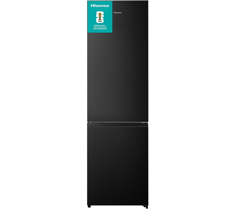 HISENSE RB440N4AFA 60/40 Fridge Freezer - Black Stainless Steel