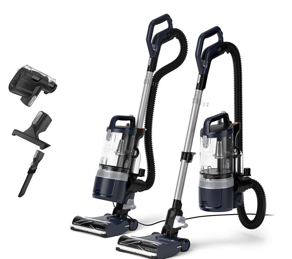 VAX LiftOut Multi Pet Upright Bagless Vacuum Cleaner - Navy & Silver