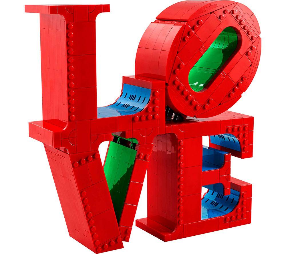 LEGO Art 31214 LOVE Sculpture Home Décor Set for Adults