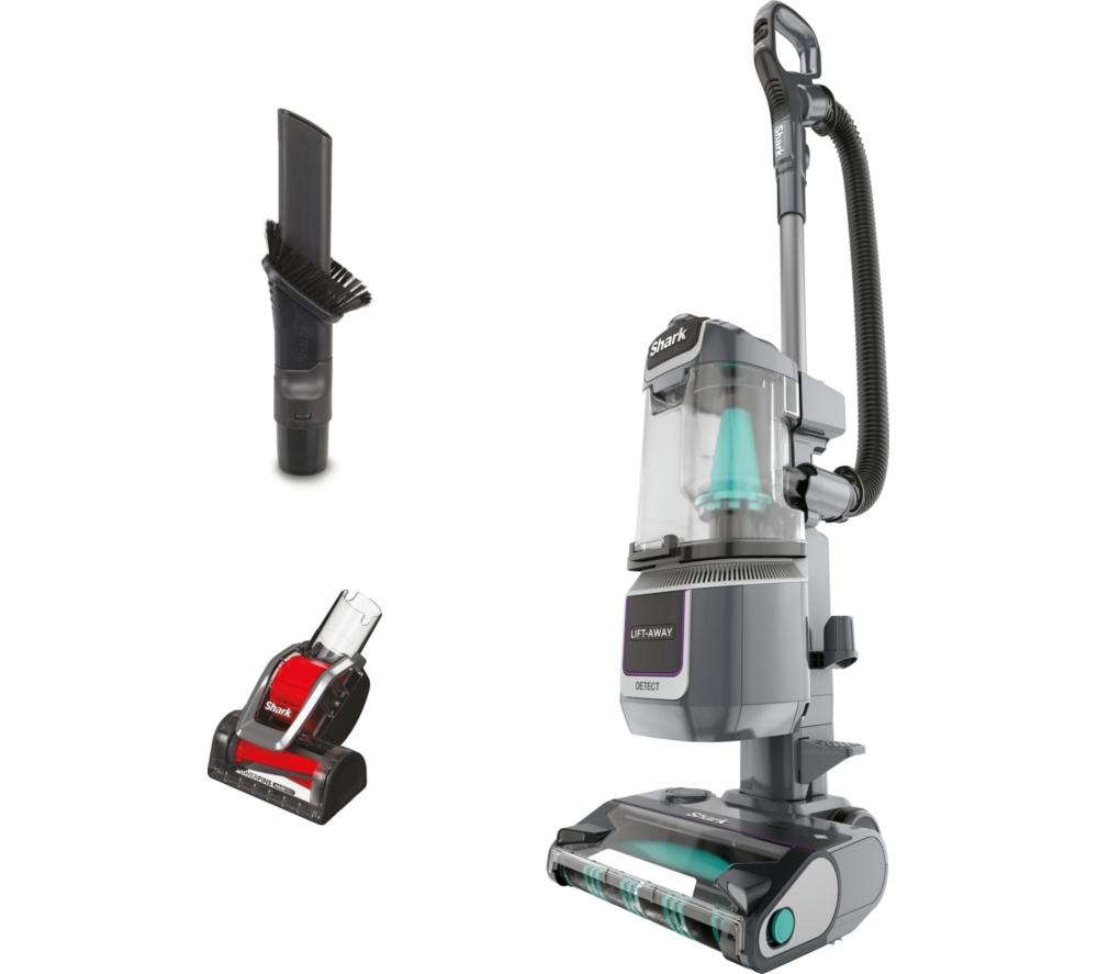 SHARK Detect Pet Pro with DuoClean LA450UKT Upright Bagless Vacuum Cleaner - Graphite Grey
