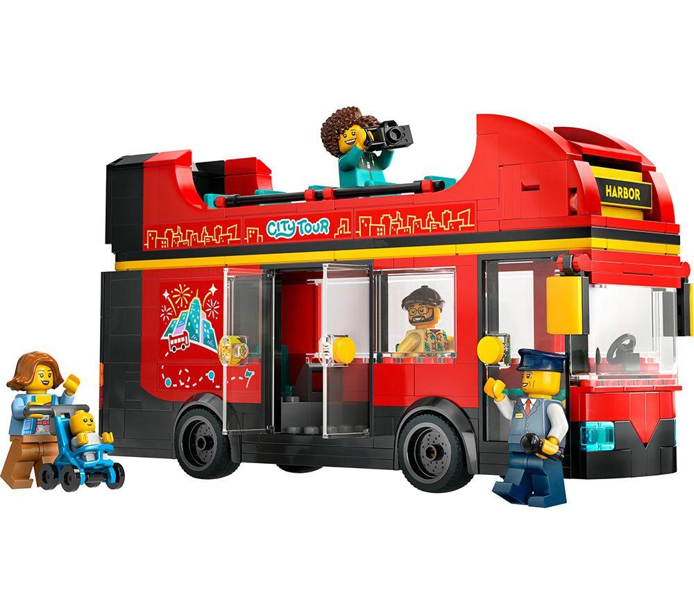 LEGO City 60407 Red Double-Decker Sightseeing Bus Set