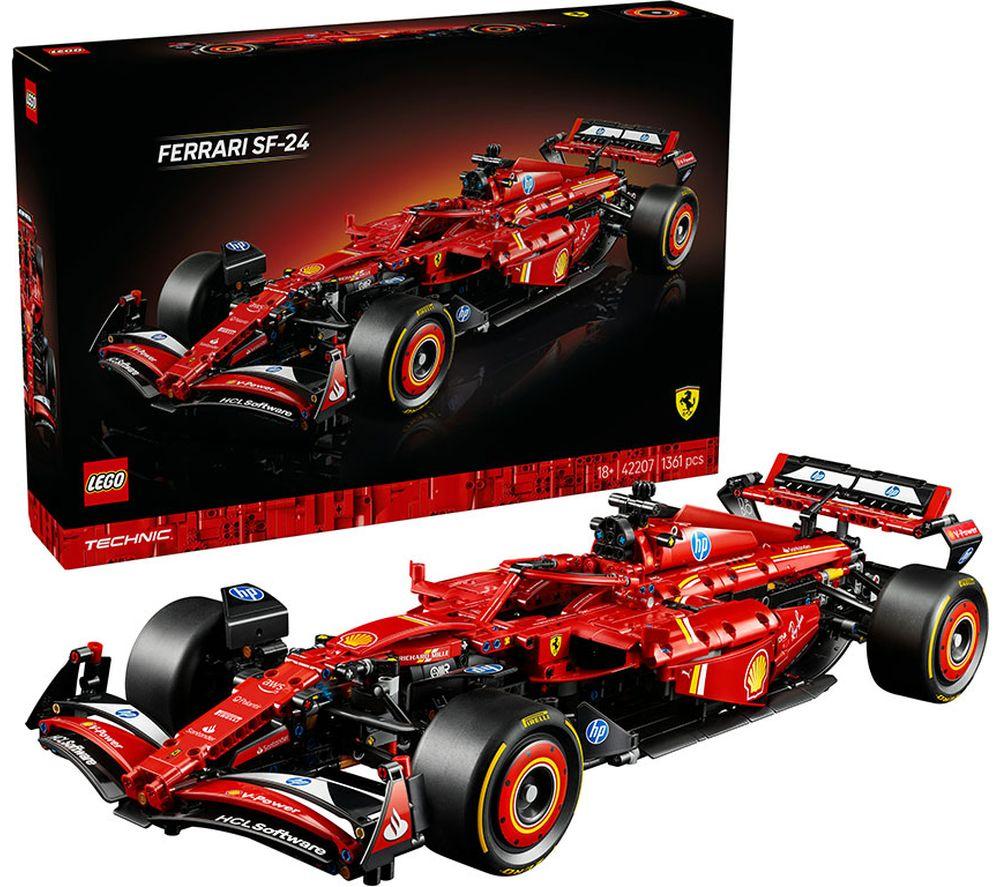 LEGO Technic 42207 Ferrari SF-24 F1 Car Set for Adults