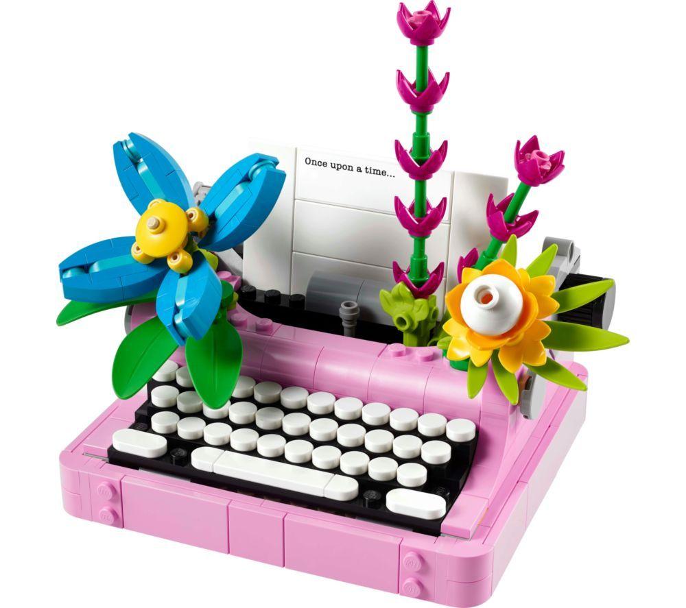 LEGO Creator 31169 3-in-1 Typewriter with Flowers Set