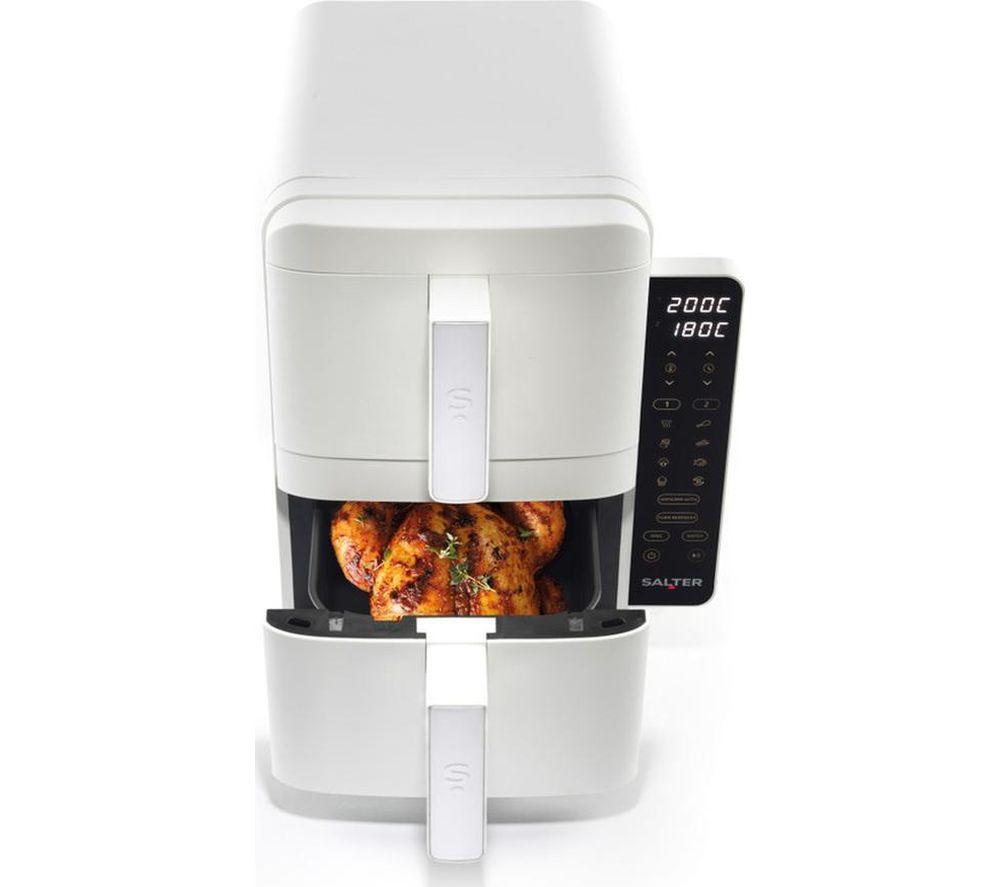 SALTER VertiCook Ultra EK6642WHT 9L Dual Air Fryer - White