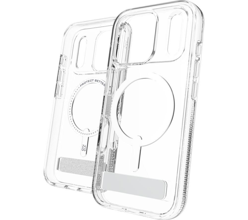 ZAGG Crystal Palace Snap Kickstand iPhone 17 Pro Case - Clear