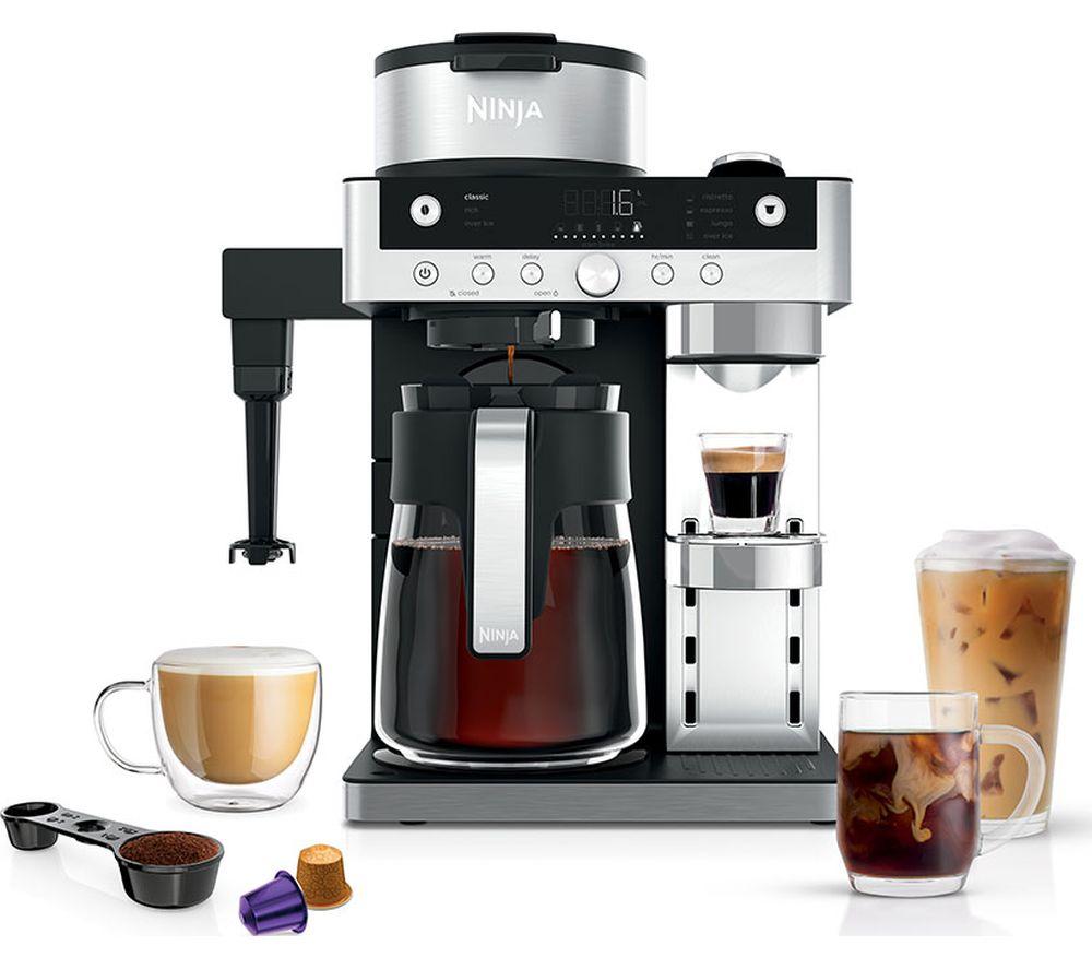 NINJA Prestige DualBrew System CFN802UK Coffee Machine - Stainless Steel & Black