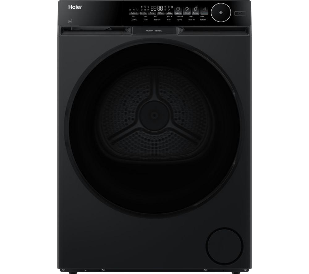 HAIER X Series 9 HD100-CQ387BU1UK WiFi-enabled 10 kg Heat Pump Tumble Dryer - Black