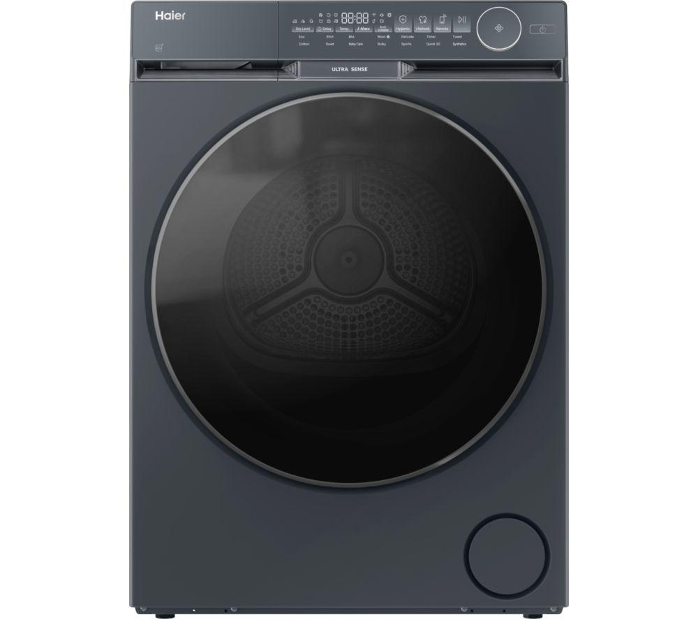 HAIER X Series 9 HD90-CQ387PGU-UK WiFi-enabled 9 kg Heat Pump Tumble Dryer - Graphite