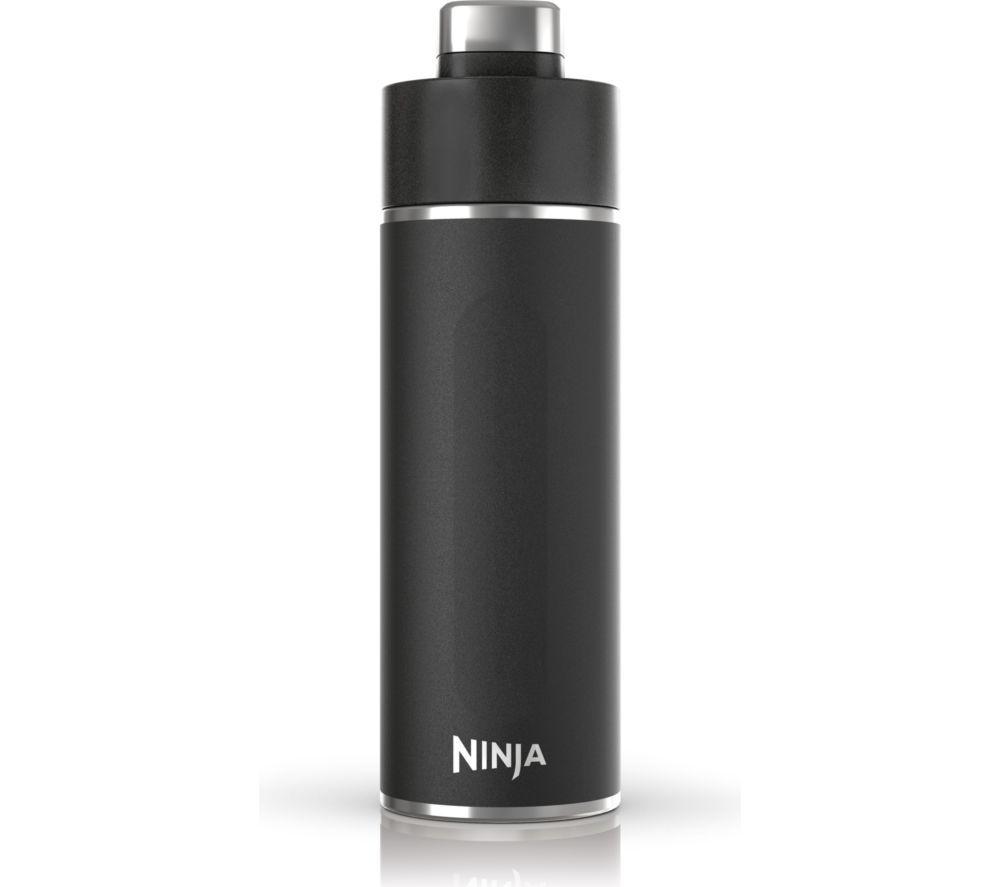 NINJA Thirsti Travel Water Bottle - Black, 530 ml