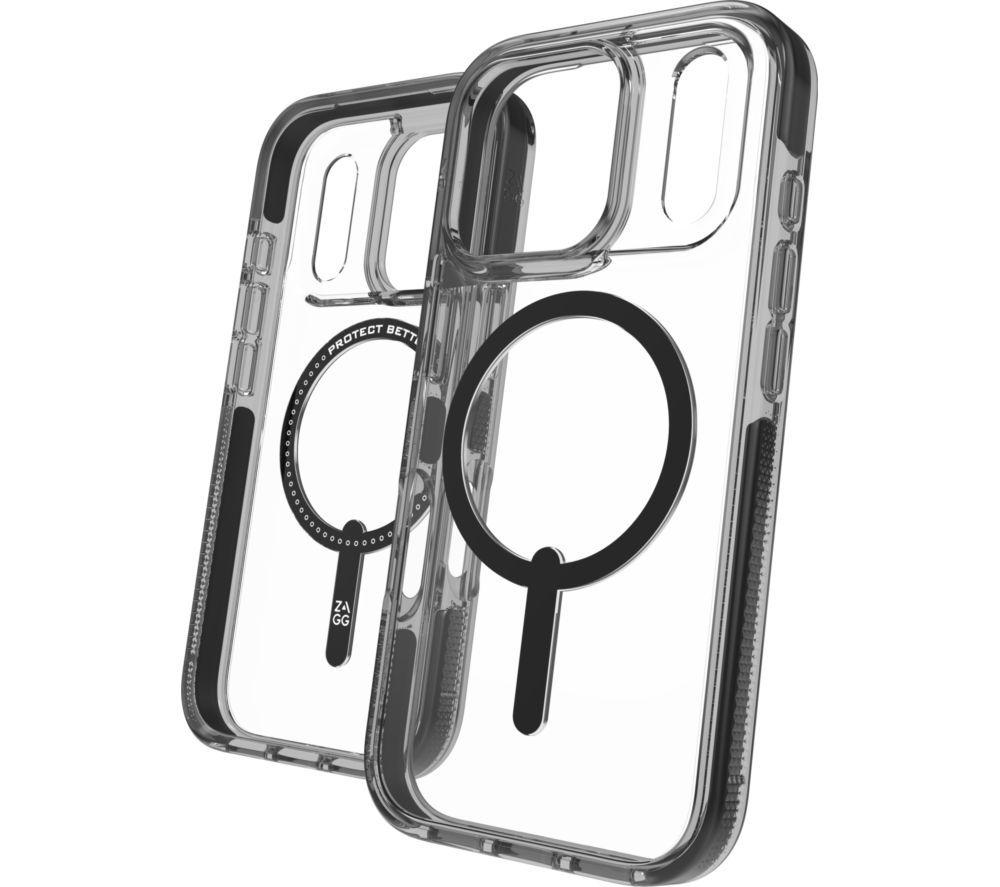 ZAGG Santa Cruz Snap iPhone 17 Pro Case - Clear & Black