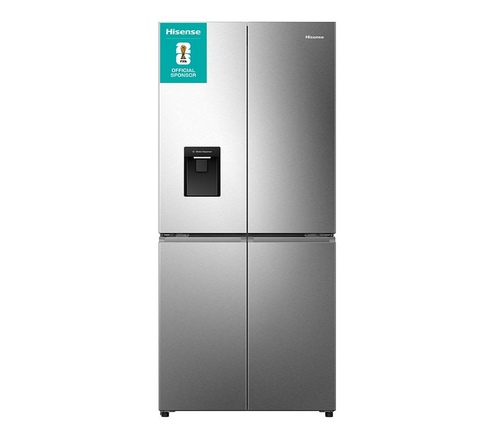 HISENSE PureFlat RQ5P470SMIE American-Style Smart Fridge Freezer - Stainless Steel