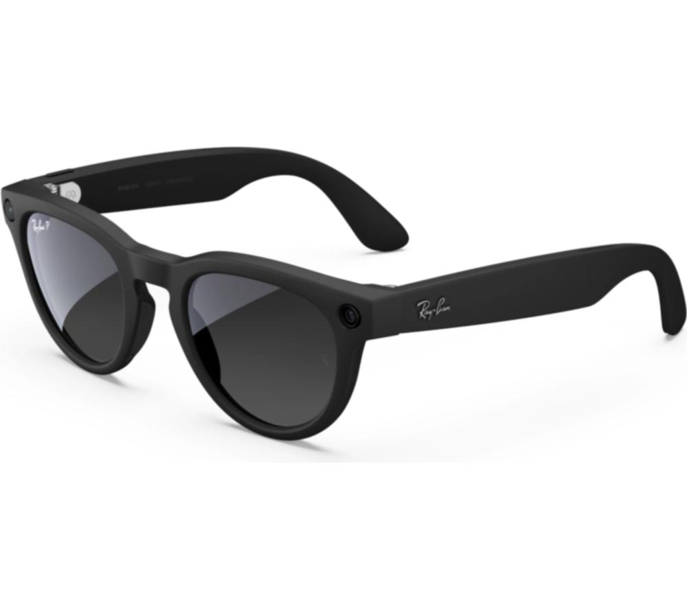 RAY-BAN Meta Headliner (Gen 2) Glasses - Matte Black with Polarised Gradient Graphite Lenses
