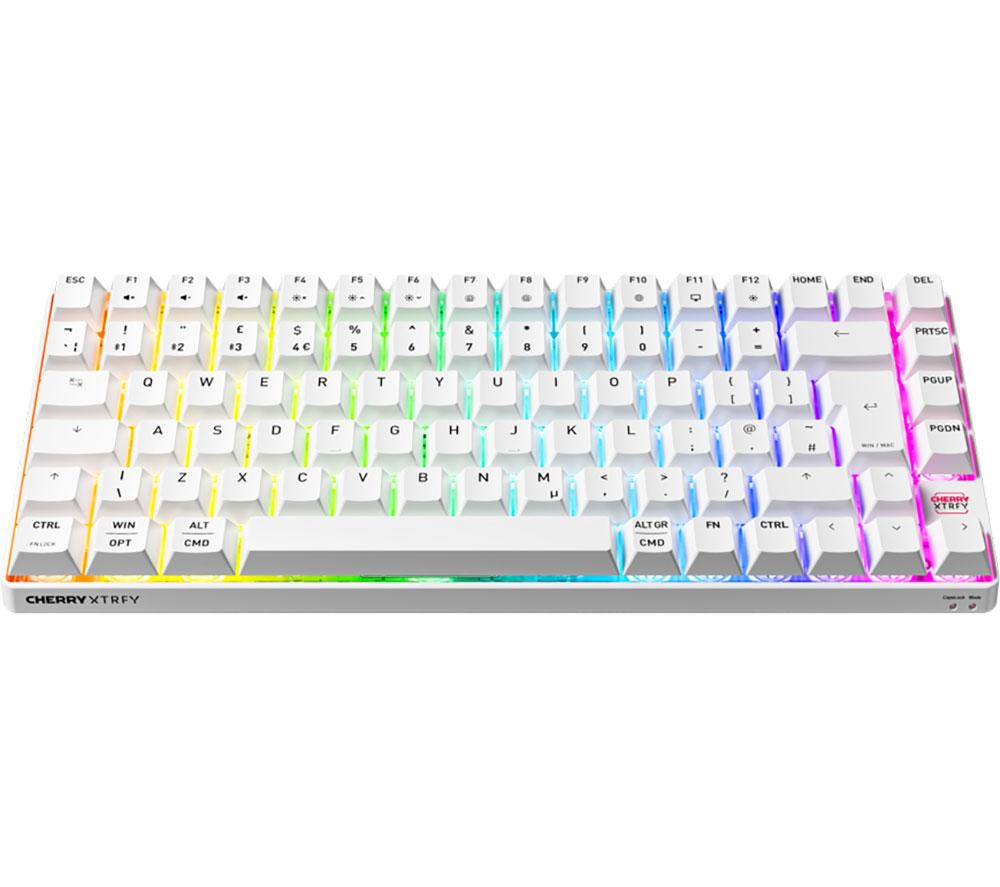 CHERRY XTRFY K33 RGB TKL Wireless Gaming Keyboard - White