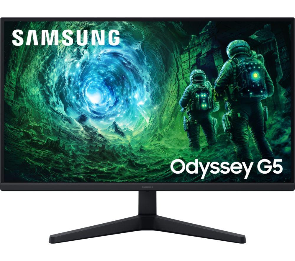 SAMSUNG Odyssey G5 LS27FG530EUXXU Quad HD 27inch IPS LCD Gaming Monitor - Black
