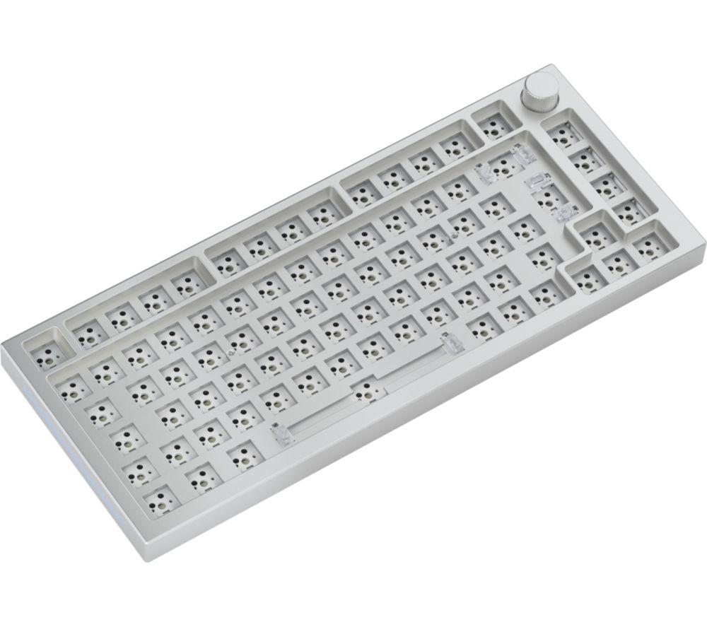 GLORIOUS GMMK PRO Barebones 75% Gaming Keyboard - White