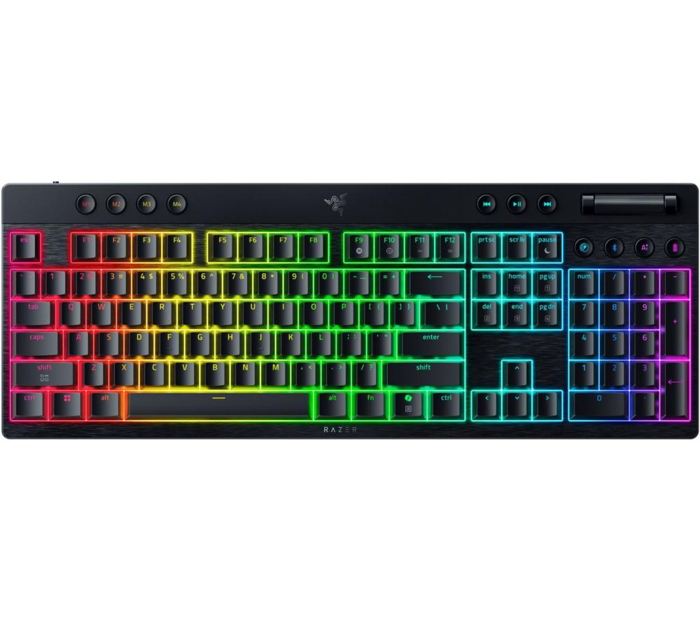 RAZER Blackwidow V4 HyperSpeed Wireless Mechanical Gaming Keyboard - Black