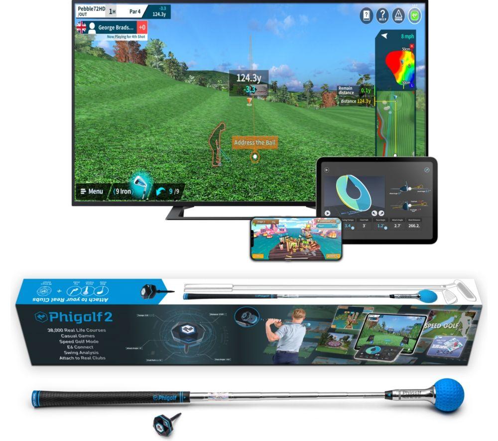 PHIGOLF 2 Golf Simulator with Swing Stick