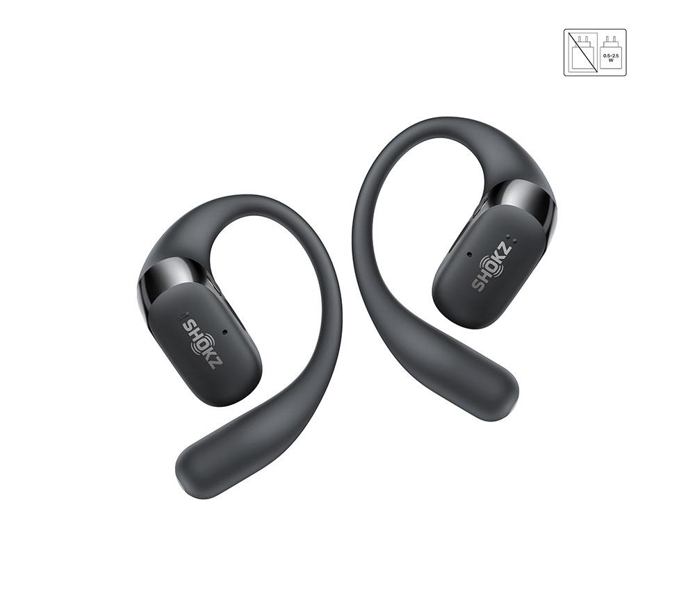 SHOKZ OpenFit 2+ Wireless Bluetooth Earbuds - Black