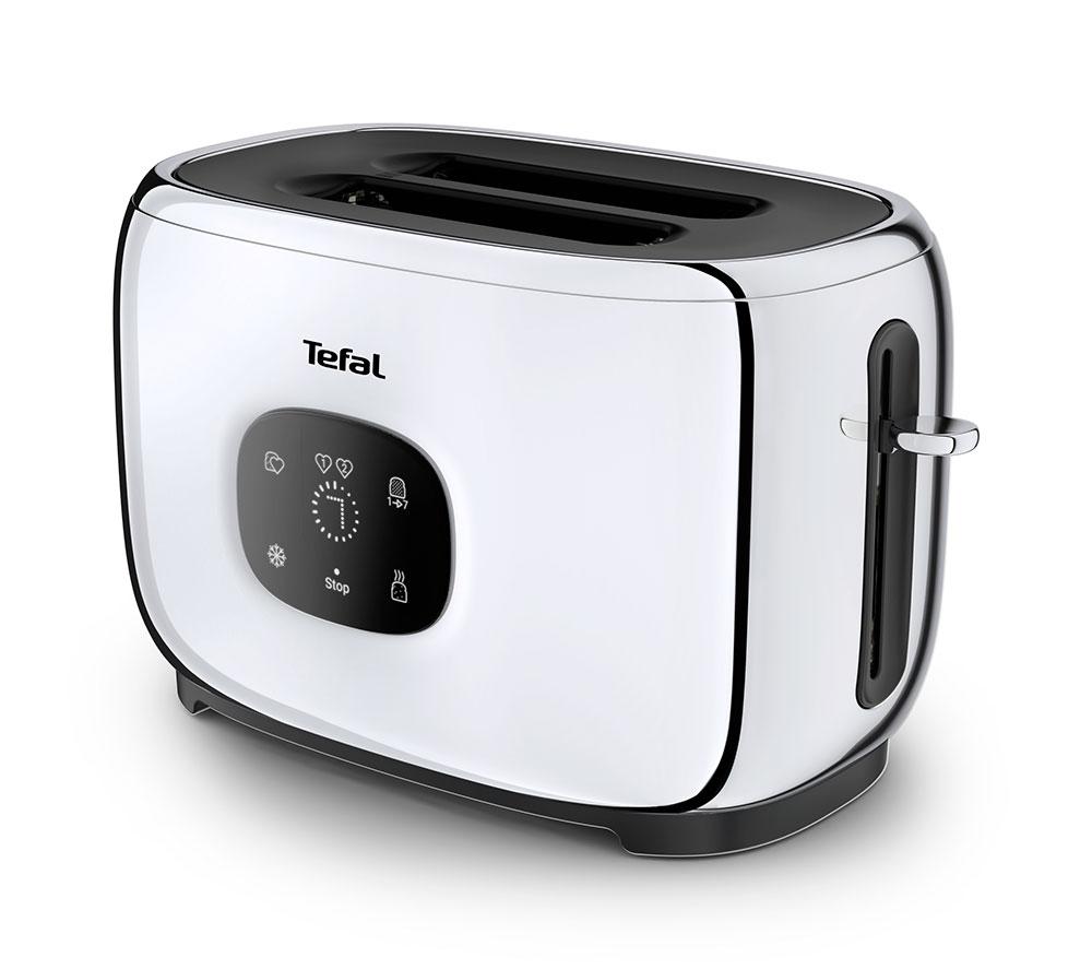 TEFAL Majestuo TT883D42 2-Slice Toaster - Glossy Stainless Steel
