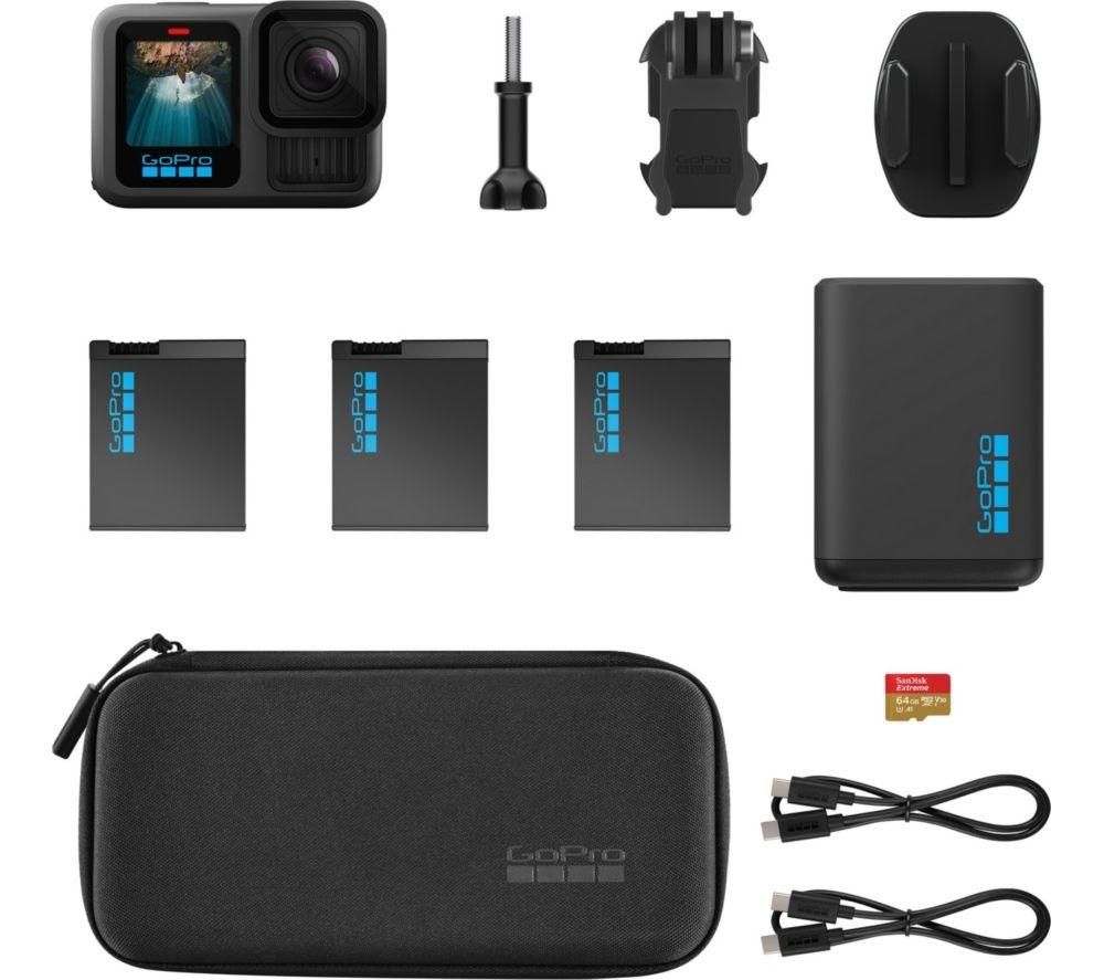 GOPRO HERO13 Black 5.3K Action Camera & Extended Power Bundle