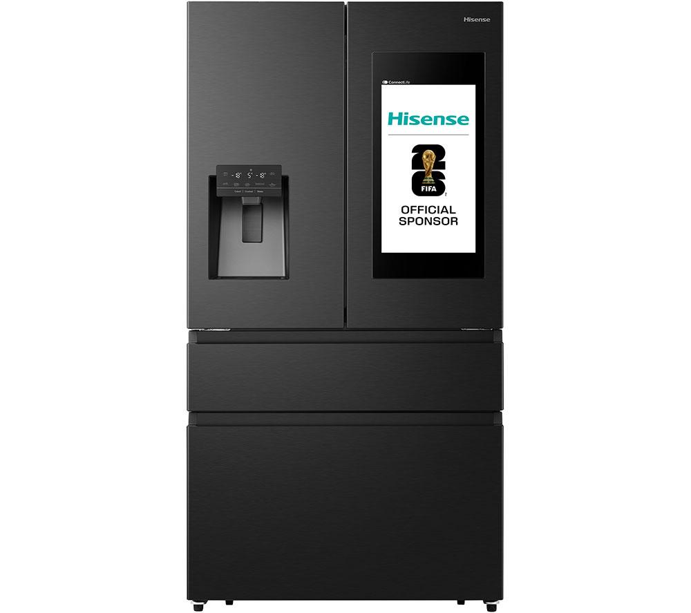 HISENSE PureFlat Smart Screen RF9P490GTFE Fridge Freezer - Black