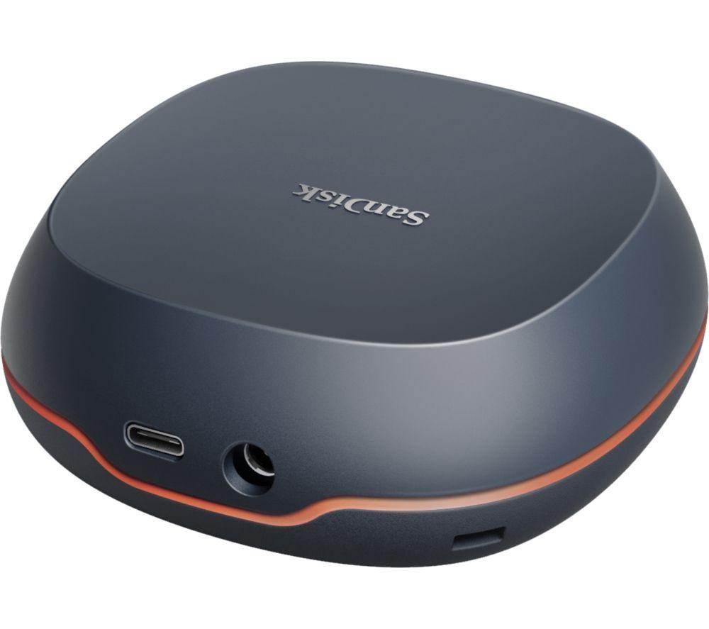 SANDISK Desk Drive Portable External SSD - 4 TB, Black