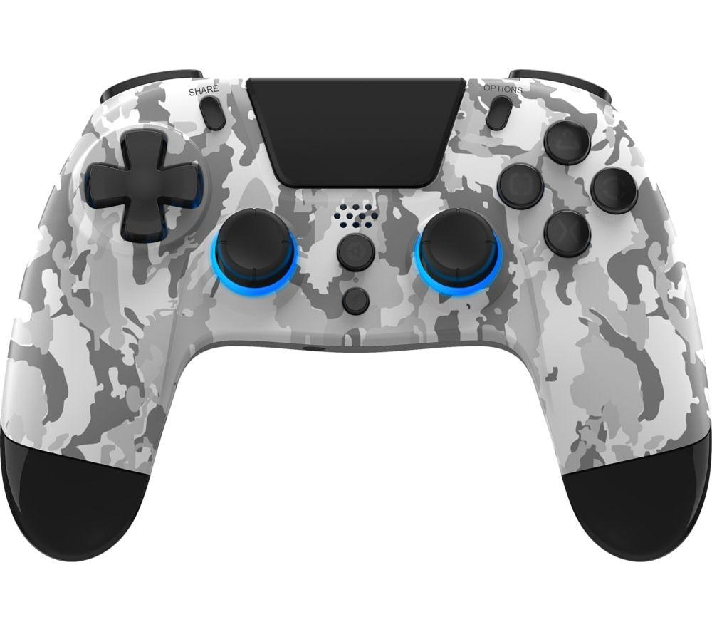 GIOTECK VX4 Wireless Controller for PS4 - White Camo