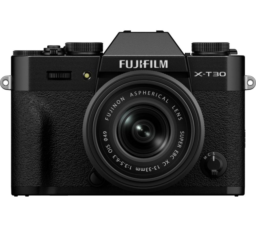 FUJIFILM X-T30 III Mirrorless Camera with FUJINON XC 13-33 mm f/3.5-6.3 OIS Lens - Black
