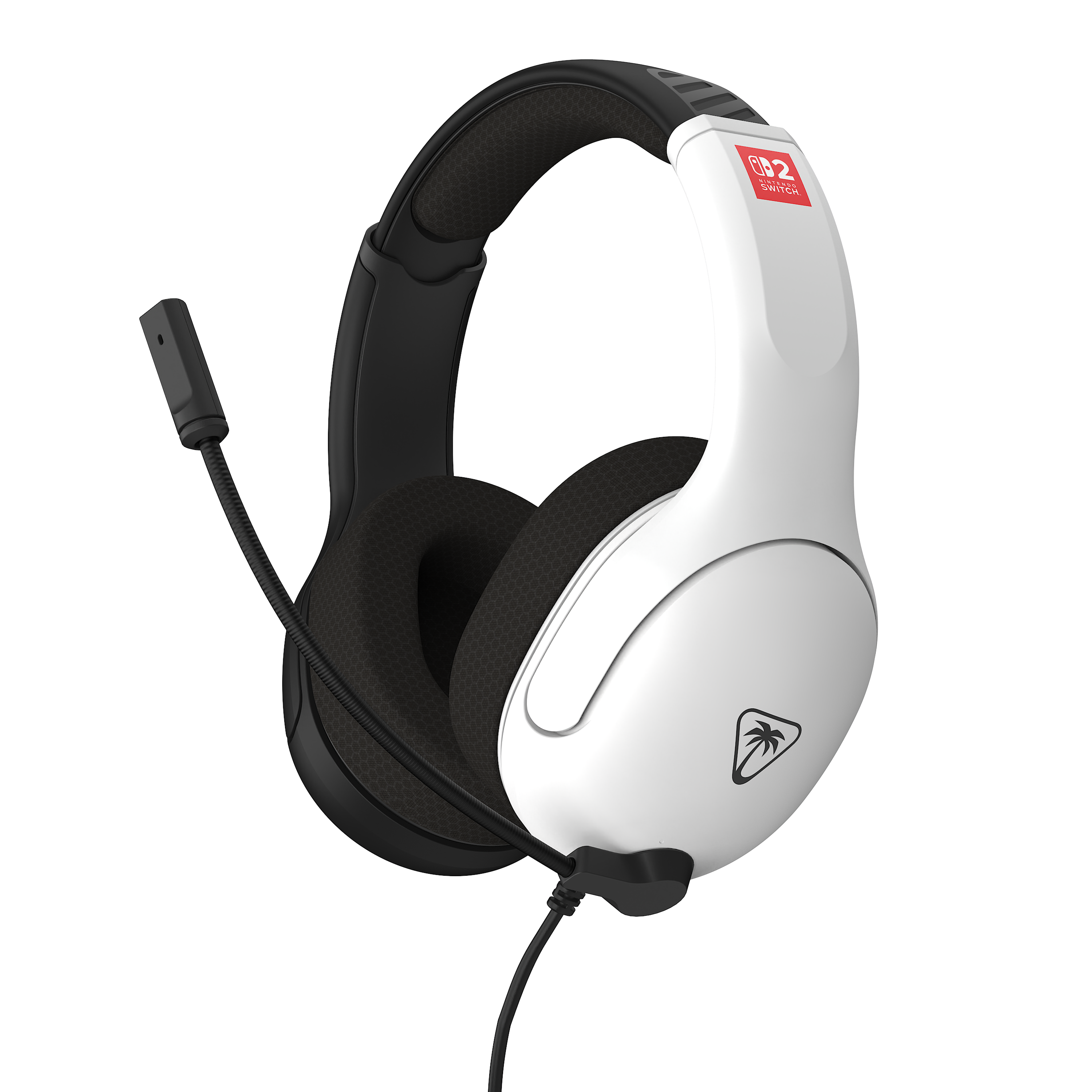 TURTLE BEACH Airlite Fit Gaming Headset for Switch 2   White & Black