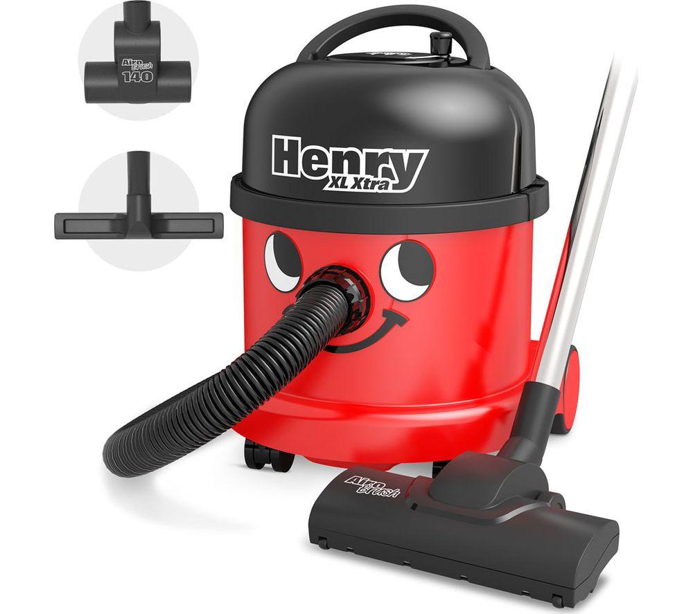 NUMATIC Henry XL Xtra HVR370-11 Cylinder Bagged Vacuum Cleaner   Red