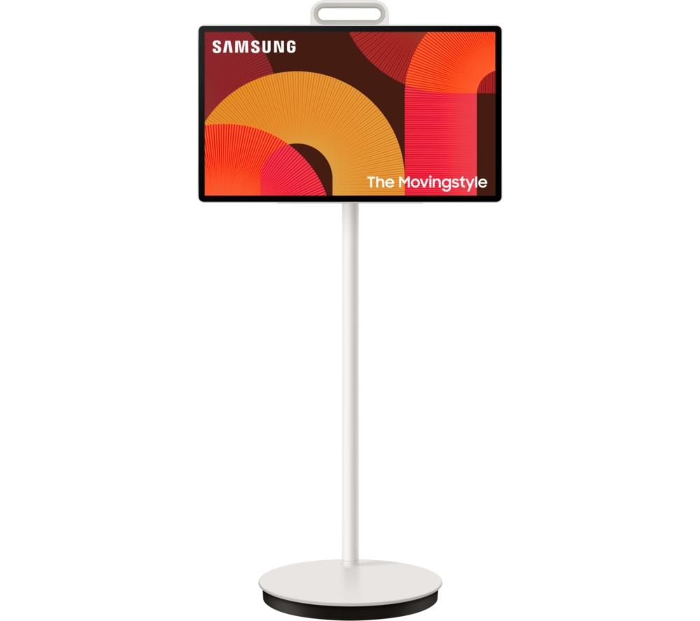 27inch SAMSUNG The Movingstyle UE27LSM7FAXXXU  Smart Quad HD HDR LED TV - White