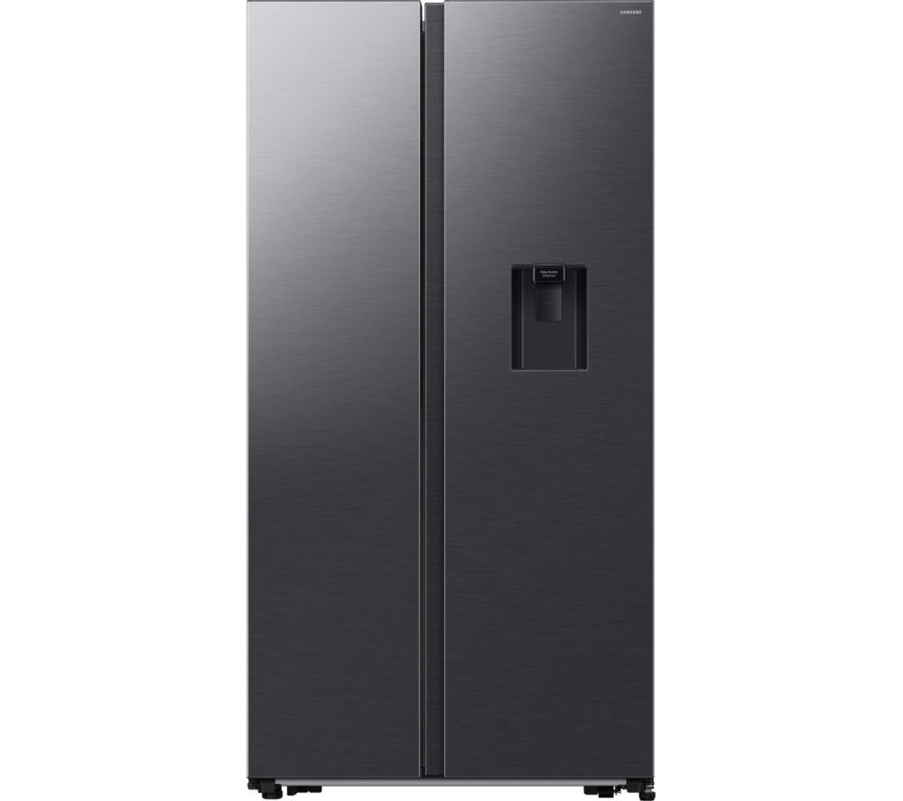 SAMSUNG Bespoke AI Series 7 SpaceMax RS57DG410EB4EU Smart American-Style Fridge Freezer - Black