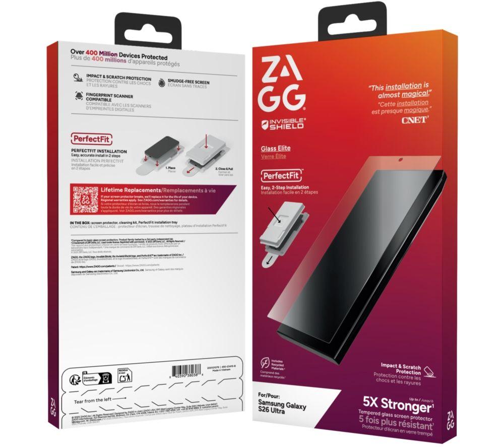 Invisibleshield Glass Elite Galaxy S26 Ultra Screen Protector