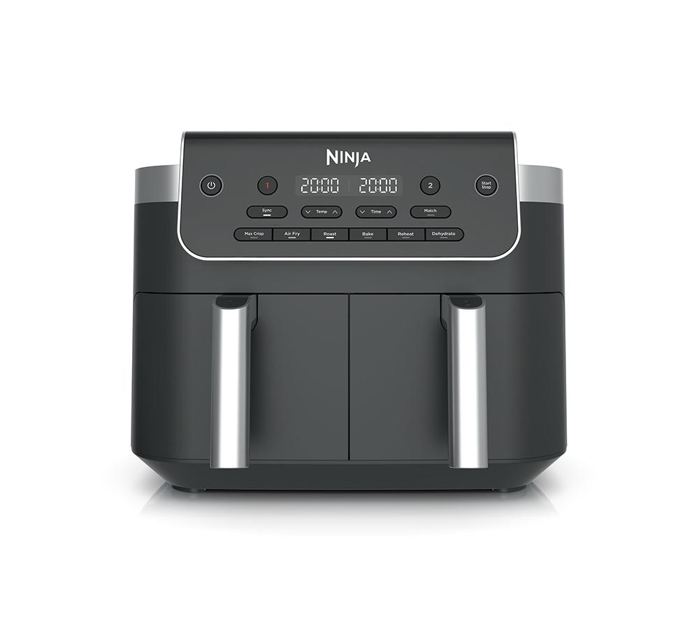 NINJA 6-in-1 DualZone DZ801UK 7.6L Air Fryer  Grey