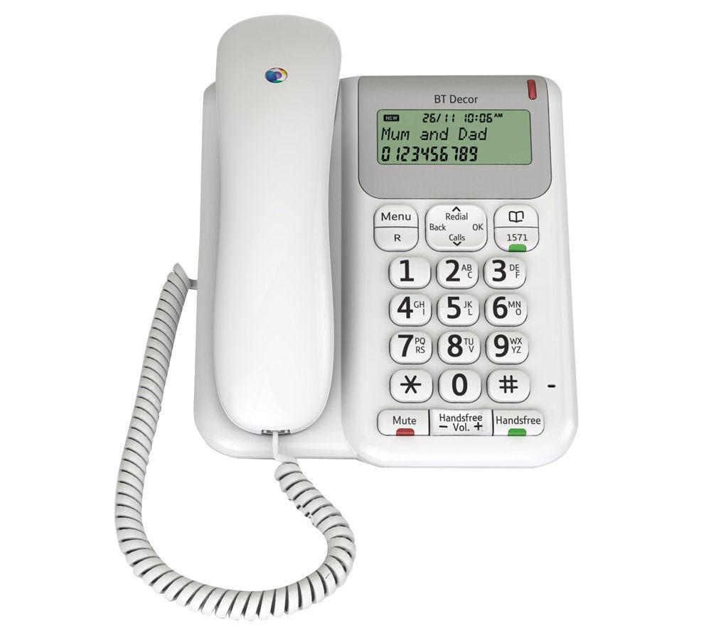 BT Décor 2200 Corded Phone - White