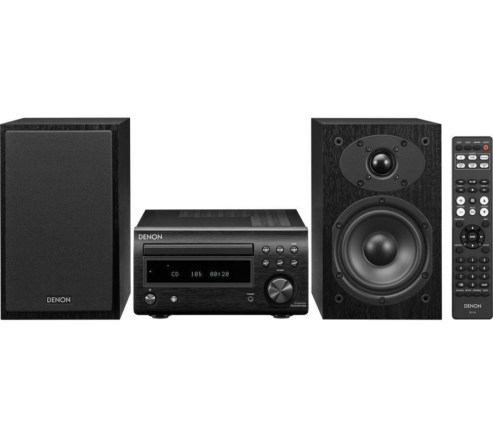 DENON DM-41DAB Wireless Traditional Hi-Fi System - Black