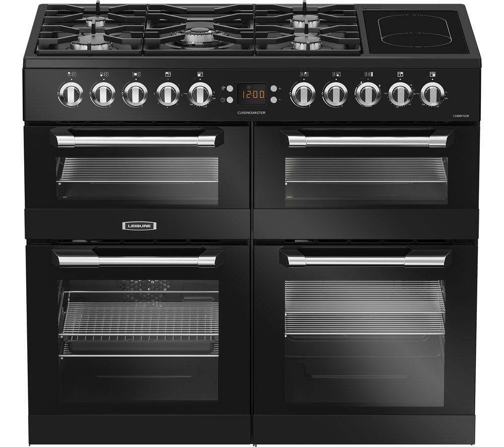 LEISURE Cuisinemaster CS100F520K Dual Fuel Range Cooker - Black