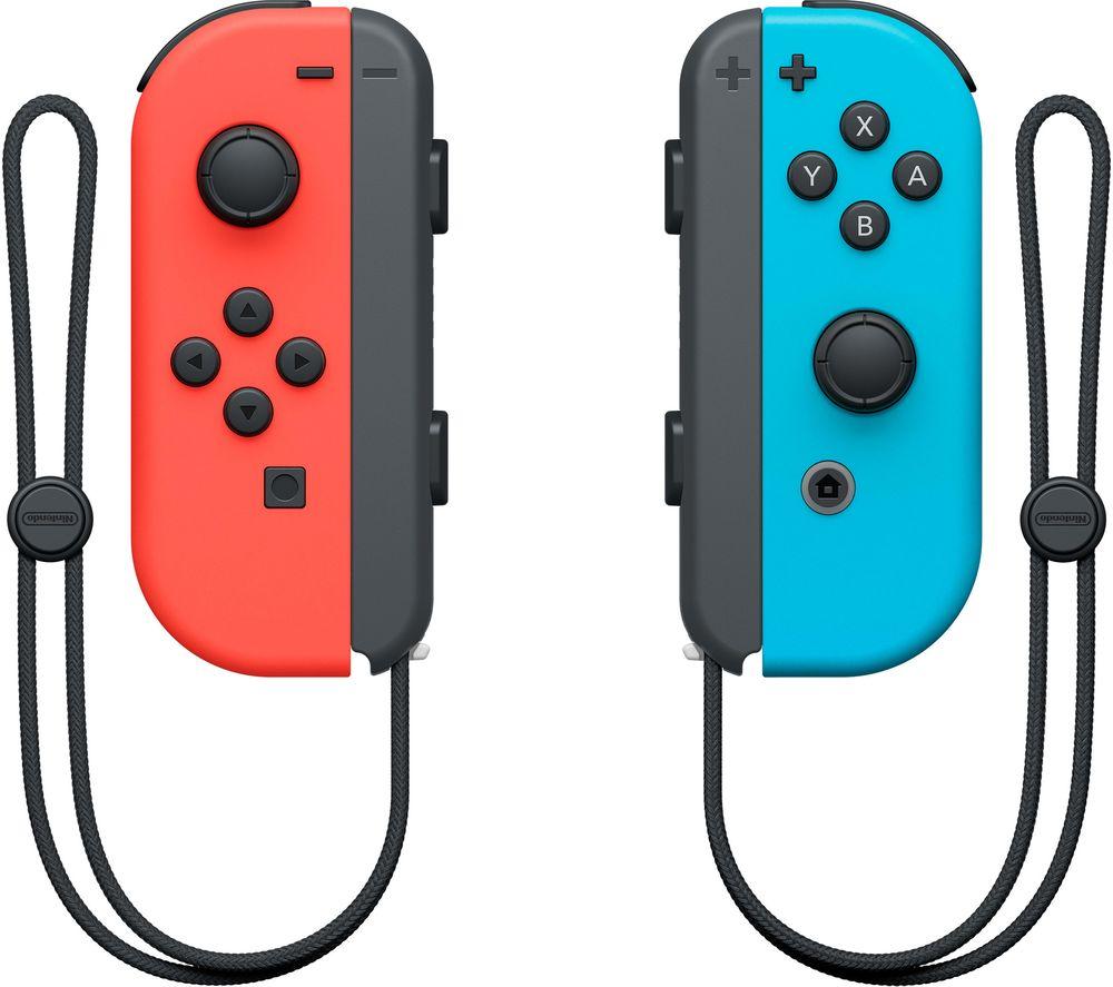 NINTENDO Switch Joy-Con Wireless Controllers - Red & Blue