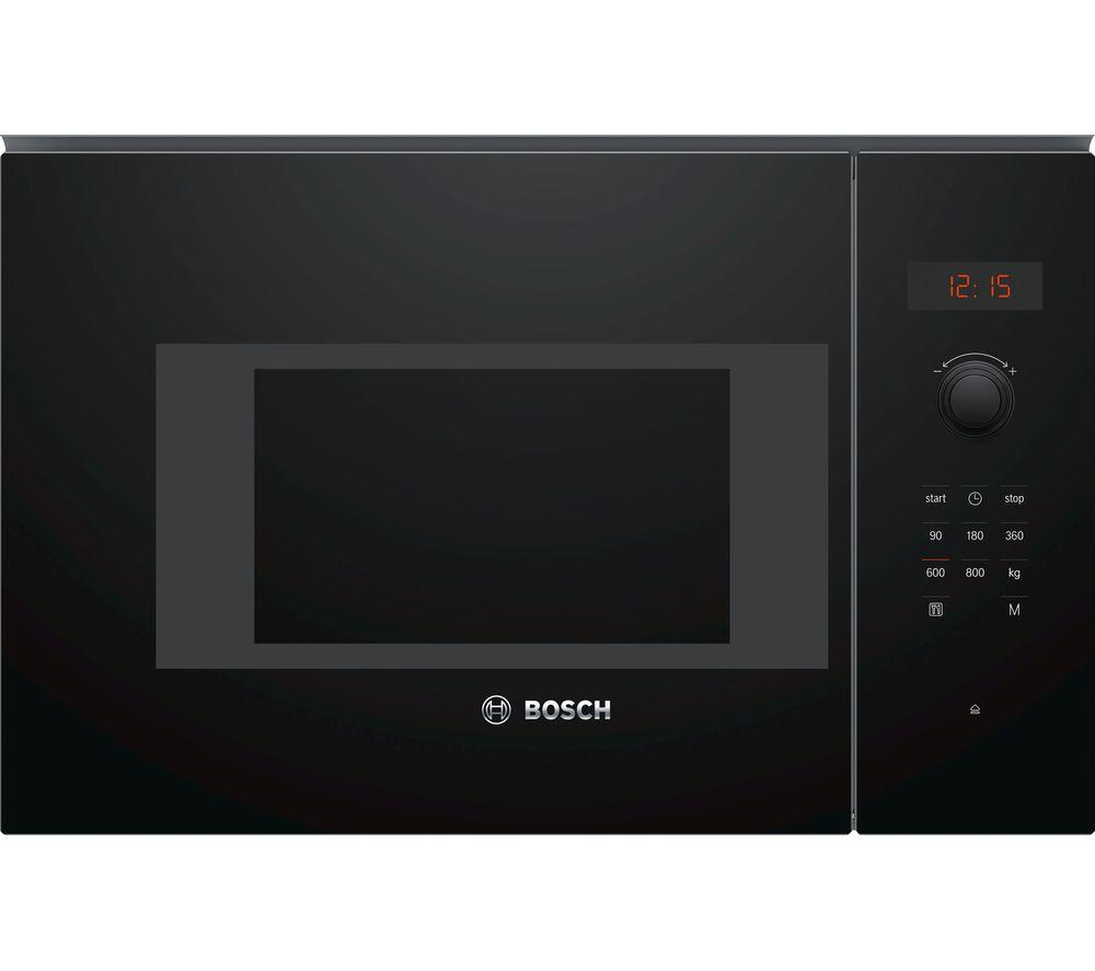 BOSCH Series 4 BFL523MB0B Built-in Solo Microwave - Black, Black