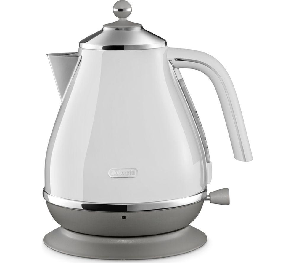 DELONGHI Icona Capitals KBOC3001.W Jug Kettle - White, White