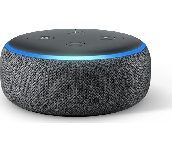 AMAZON Echo Dot (3rd Gen) Smart Speaker with Alexa - Charcoal