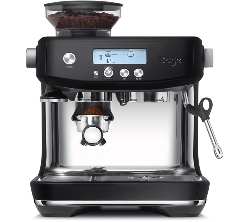 SAGE the Barista Pro SES878 Bean to Cup Coffee Machine - Black Truffle, Black