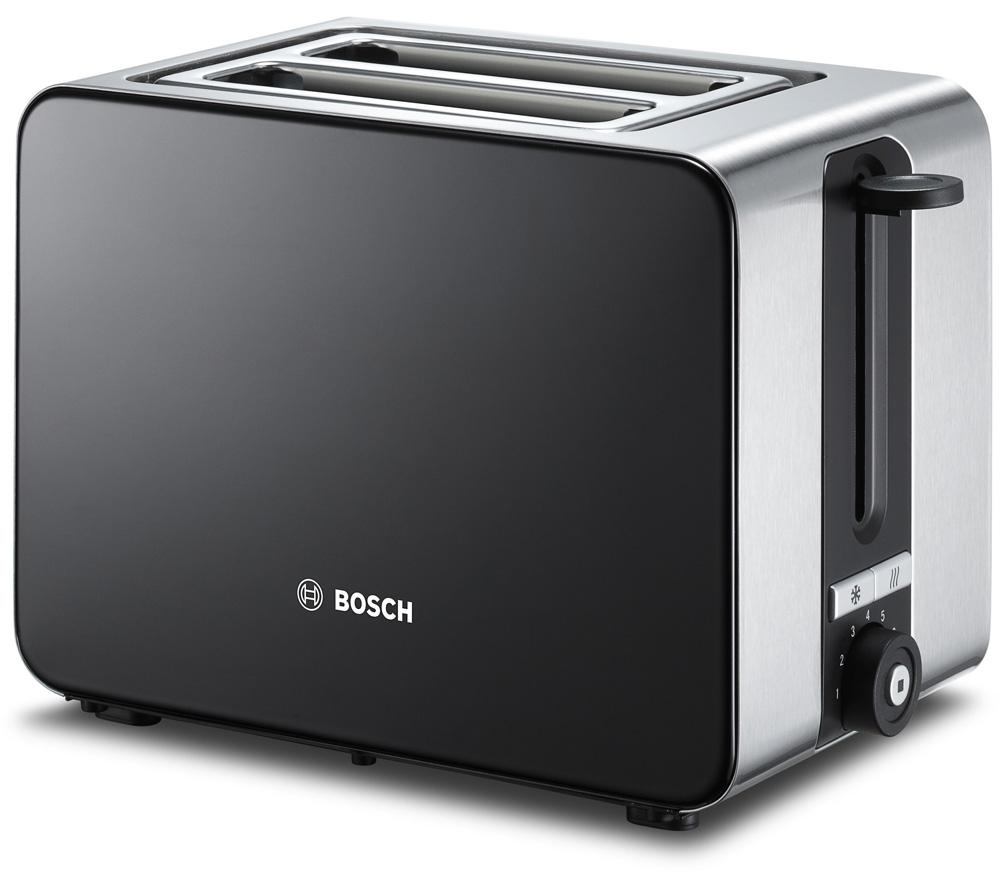 BOSCH Sky TAT7203GB 2-Slice Toaster - Black