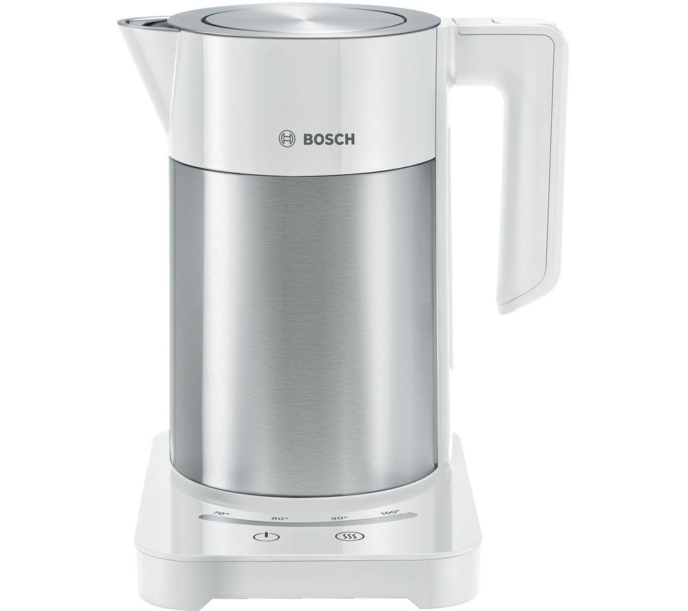 BOSCH Sky TWK7201GB Jug Kettle - White, Silver/Grey,White