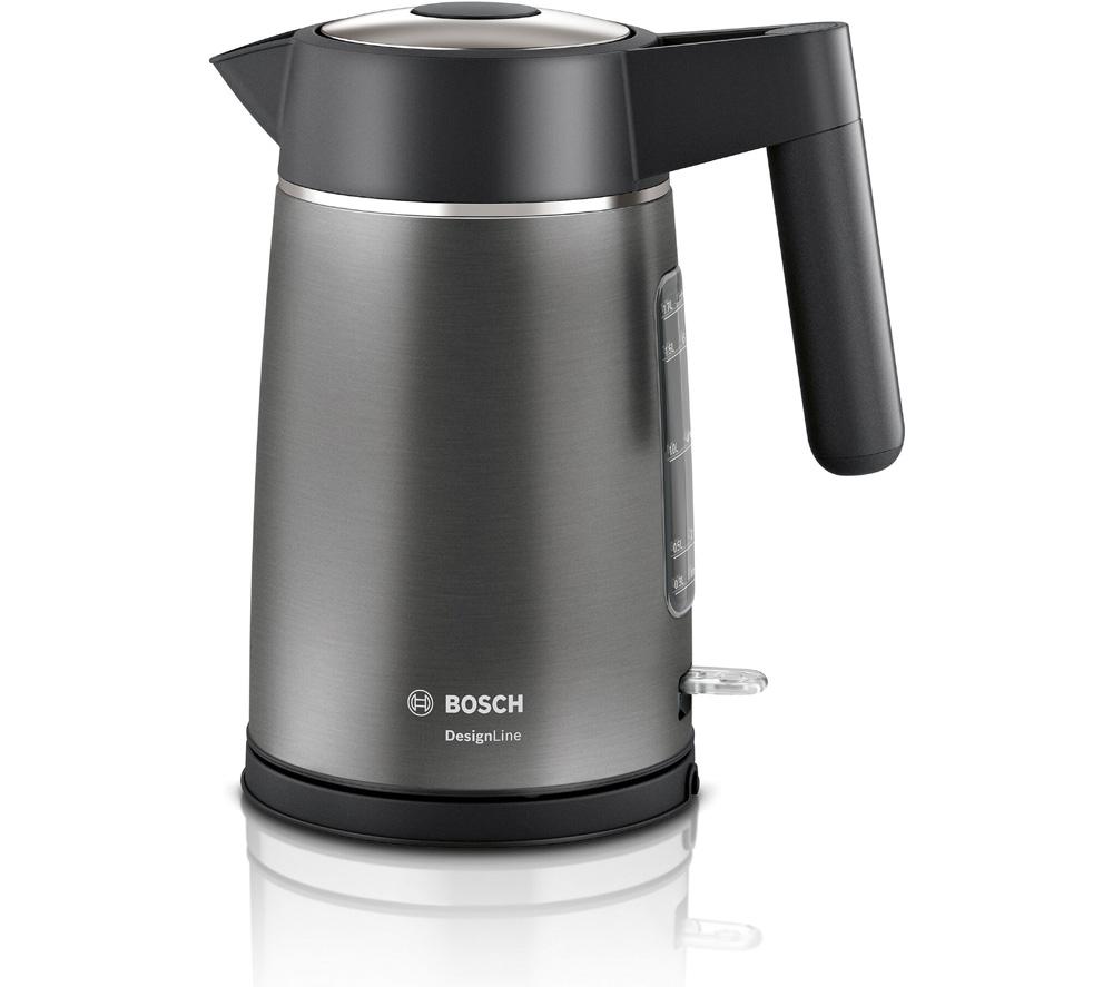 BOSCH DesignLine Ergo TWK5P475GB Cordless Jug Kettle - Black & Anthracite