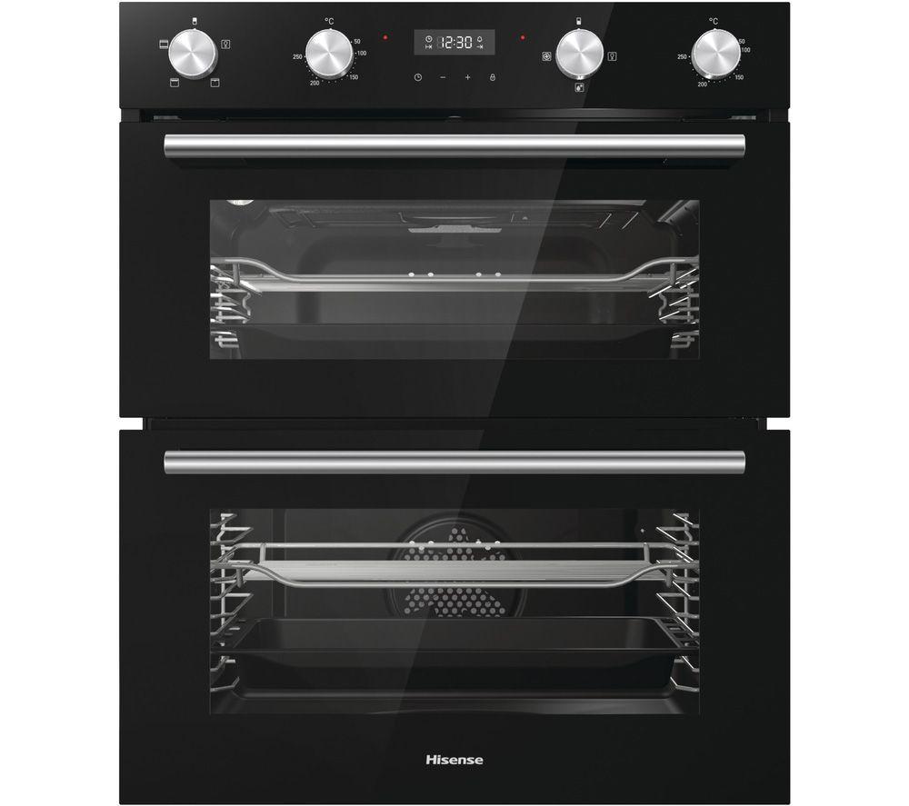 HISENSE BID75211BGUK Electric Built-under Double Oven - Black