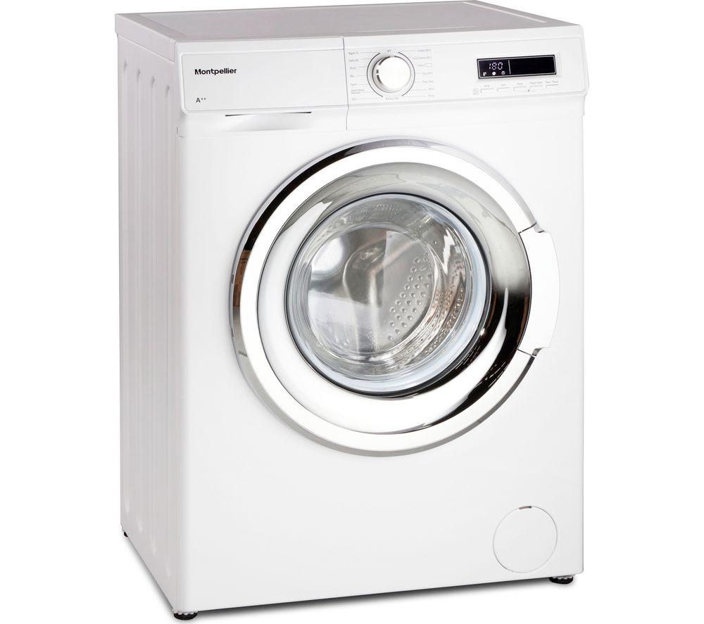 MONTPELLIER White Freestanding washing machines Cheap deals at Currys